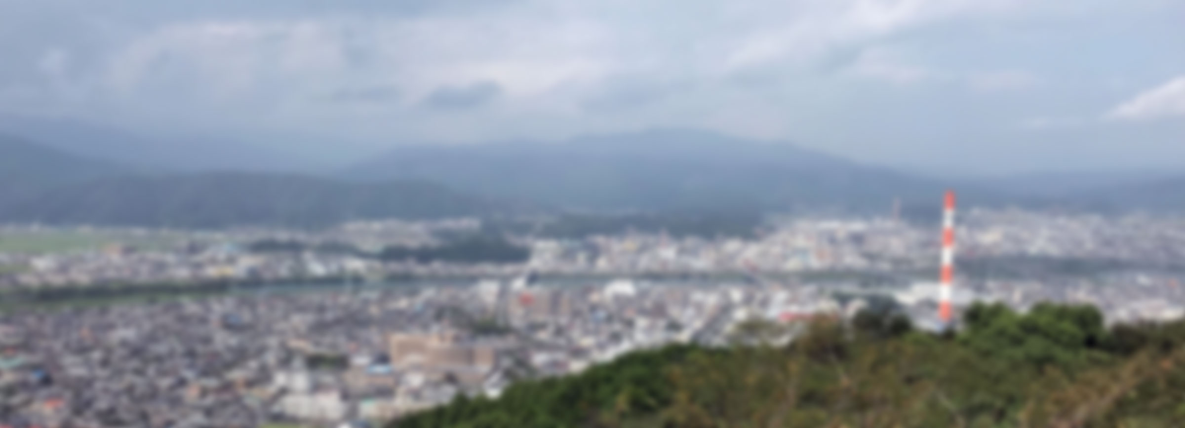 延岡市愛宕山の風景